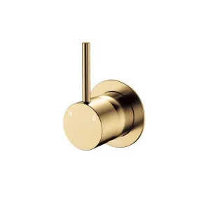 Kaya Up Wall Mixer, Small Round Plate, Urban Brass by Fienza, a Shower Heads & Mixers for sale on Style Sourcebook