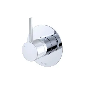 Kaya Up Wall Mixer, Large Round Plate, Chrome by Fienza, a Shower Heads & Mixers for sale on Style Sourcebook