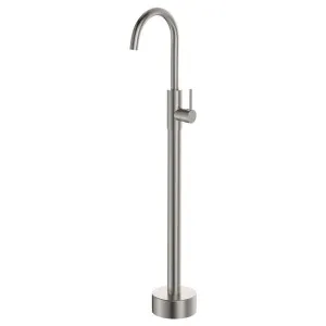 Kaya Floor Mounted Bath Mixer, Brushed Nickel by Fienza, a Bathroom Taps & Mixers for sale on Style Sourcebook