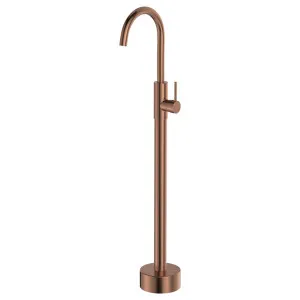 Kaya Floor Mounted Bath Mixer, Brushed Copper by Fienza, a Bathroom Taps & Mixers for sale on Style Sourcebook