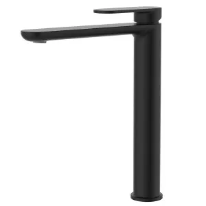 Empire Slim Cold Start Tall Basin Mixer, Matte Black by Fienza, a Bathroom Taps & Mixers for sale on Style Sourcebook