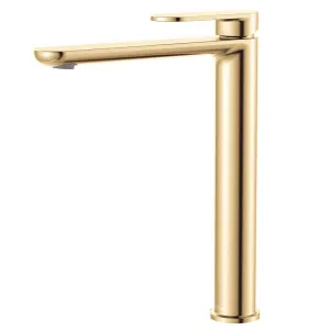 Empire Slim Cold Start Tall Basin Mixer, Urban Brass by Fienza, a Bathroom Taps & Mixers for sale on Style Sourcebook