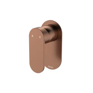 Empire Slim Wall Mixer, Oval Plate, Brushed Copper by Fienza, a Shower Heads & Mixers for sale on Style Sourcebook