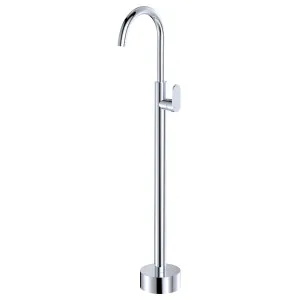 Empire Slim Floor Mounted Bath Mixer, Chrome by Fienza, a Bathroom Taps & Mixers for sale on Style Sourcebook