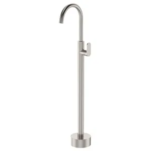 Empire Slim Floor Mounted Bath Mixer, Brushed Nickel by Fienza, a Bathroom Taps & Mixers for sale on Style Sourcebook