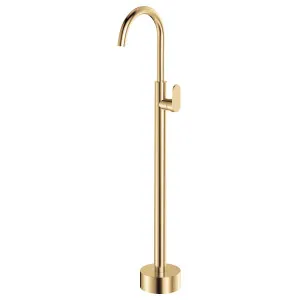 Empire Slim Floor Mounted Bath Mixer, Urban Brass by Fienza, a Bathroom Taps & Mixers for sale on Style Sourcebook