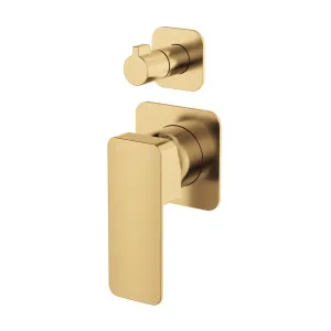 Tono Wall Diverter Mixer, Square Plates, Urban Brass by Fienza, a Shower Heads & Mixers for sale on Style Sourcebook