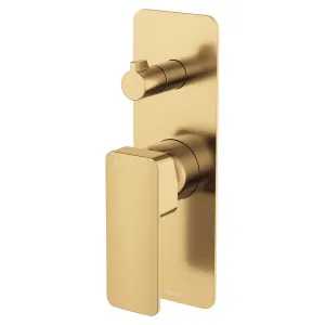 Tono Wall Diverter Mixer, Rectangular Plate, Urban Brass by Fienza, a Shower Heads & Mixers for sale on Style Sourcebook