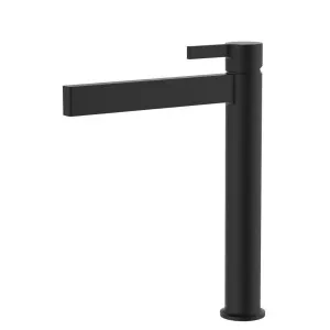 Sansa Tall Basin Mixer, Matte Black by Fienza, a Bathroom Taps & Mixers for sale on Style Sourcebook