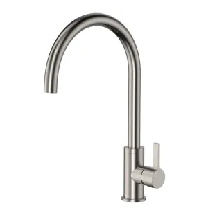 Sansa Sink Mixer, Brushed Nickel by Fienza, a Kitchen Taps & Mixers for sale on Style Sourcebook