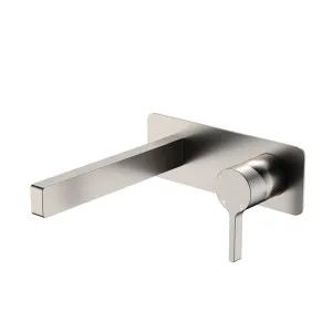 Sansa Wall Basin Mixer Set, Brushed Nickel by Fienza, a Bathroom Taps & Mixers for sale on Style Sourcebook