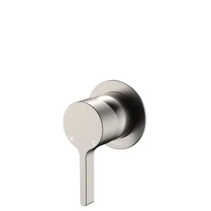 Sansa Wall Mixer, Small Round Plate, Brushed Nickel by Fienza, a Shower Heads & Mixers for sale on Style Sourcebook