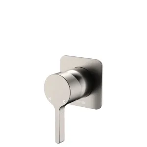 Sansa Wall Mixer, Square Plate, Brushed Nickel by Fienza, a Shower Heads & Mixers for sale on Style Sourcebook