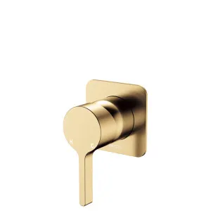 Sansa Wall Mixer, Square Plate, Urban Brass by Fienza, a Shower Heads & Mixers for sale on Style Sourcebook