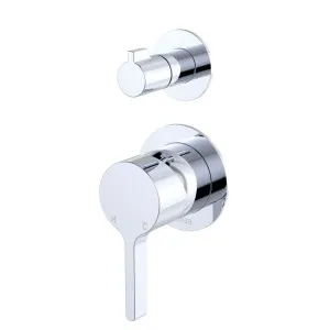 Sansa Wall Diverter Mixer, Small Round Plates, Chrome by Fienza, a Shower Heads & Mixers for sale on Style Sourcebook