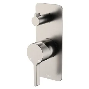 Sansa Wall Diverter Mixer, Rectangular Plate, Brushed Nickel by Fienza, a Shower Heads & Mixers for sale on Style Sourcebook