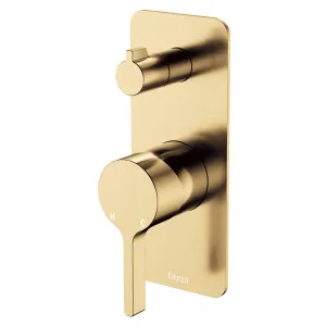 Sansa Wall Diverter Mixer, Rectangular Plate, Urban Brass by Fienza, a Shower Heads & Mixers for sale on Style Sourcebook