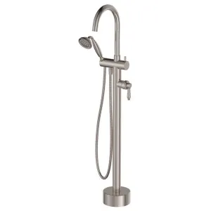 Eleanor Floor Mixer & Shower, Brushed Nickel / Brushed Nickel by Fienza, a Bathroom Taps & Mixers for sale on Style Sourcebook