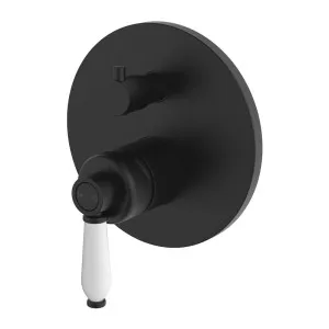 Eleanor Wall Diverter Mixer, Matte Black / Ceramic by Fienza, a Shower Heads & Mixers for sale on Style Sourcebook