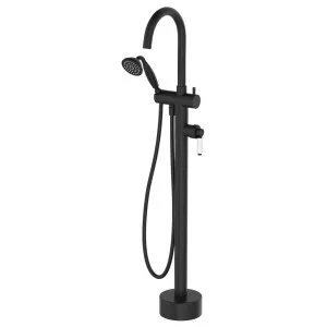 Eleanor Floor Mixer & Shower, Matte Black / Ceramic by Fienza, a Bathroom Taps & Mixers for sale on Style Sourcebook