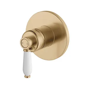 Eleanor Wall Mixer, Urban Brass / Ceramic by Fienza, a Shower Heads & Mixers for sale on Style Sourcebook