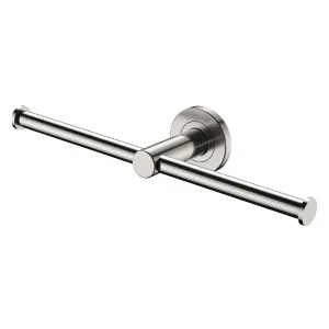 Kaya Double Toilet Roll Holder, Brushed Nickel by Fienza, a Toilet Paper Holders for sale on Style Sourcebook