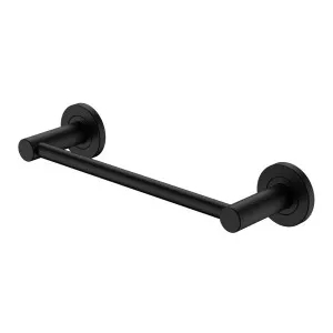 Kaya Single Towel Rail, 300mm, Matte Black by Fienza, a Towel Rails for sale on Style Sourcebook