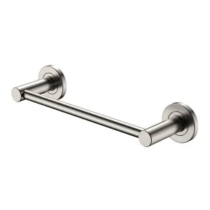 Kaya Single Towel Rail, 300mm, Brushed Nickel by Fienza, a Towel Rails for sale on Style Sourcebook