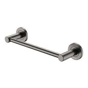 Kaya Single Towel Rail, 300mm, Gun Metal by Fienza, a Towel Rails for sale on Style Sourcebook