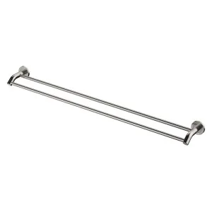 Kaya Double Towel Rail, 900mm, Brushed Nickel by Fienza, a Towel Rails for sale on Style Sourcebook