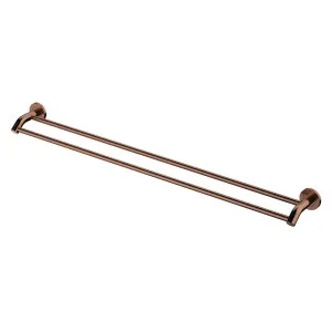 Kaya Double Towel Rail, 900mm, Brushed Copper by Fienza, a Towel Rails for sale on Style Sourcebook