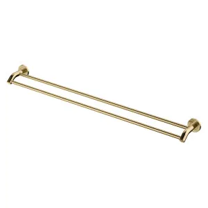 Kaya Double Towel Rail, 900mm, Urban Brass by Fienza, a Towel Rails for sale on Style Sourcebook