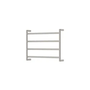 Kaya Heated Towel Rail, 600 x 450mm, Brushed Nickel by Fienza, a Towel Rails for sale on Style Sourcebook