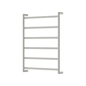 Kaya Heated Towel Rail, 600 x 800mm, Brushed Nickel by Fienza, a Towel Rails for sale on Style Sourcebook