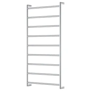 Kaya Heated Towel Rail, 600 x 1200mm, Chrome by Fienza, a Towel Rails for sale on Style Sourcebook