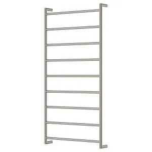 Kaya Heated Towel Rail, 600 x 1200mm, Brushed Nickel by Fienza, a Towel Rails for sale on Style Sourcebook