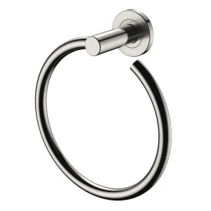 Kaya Hand Towel Ring, Brushed Nickel by Fienza, a Towel Rails for sale on Style Sourcebook