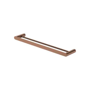 Empire Slim Double Towel Rail, 600mm, Brushed Copper by Fienza, a Towel Rails for sale on Style Sourcebook