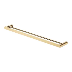 Empire Slim Double Towel Rail, 800mm, Urban Brass by Fienza, a Towel Rails for sale on Style Sourcebook