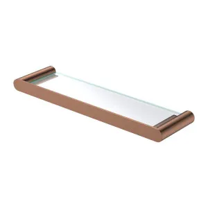 Empire Slim Glass Shelf, Brushed Copper by Fienza, a Shelves & Hooks for sale on Style Sourcebook