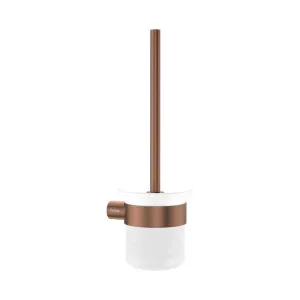 Empire Slim Toilet Brush & Holder, Brushed Copper by Fienza, a Toilet Paper Holders for sale on Style Sourcebook