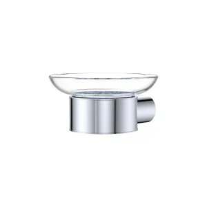 Empire Slim Glass Soap Dish, Chrome by Fienza, a Soap Dishes & Dispensers for sale on Style Sourcebook