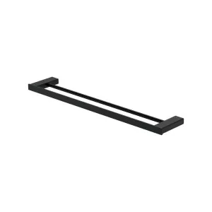 Tono Double Towel Rail, 610 mm, Matte Black by Fienza, a Towel Rails for sale on Style Sourcebook