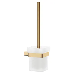 Tono Toilet Brush & Holder, Urban Brass by Fienza, a Toilet Paper Holders for sale on Style Sourcebook