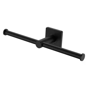 Sansa Double Toilet Roll Holder, Matte Black by Fienza, a Toilet Paper Holders for sale on Style Sourcebook