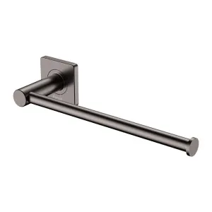 Sansa Hand Towel Rail / Toilet Roll Holder, Gun Metal by Fienza, a Towel Rails for sale on Style Sourcebook