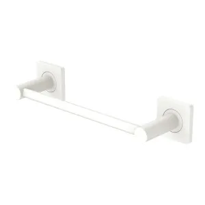 Sansa Single Towel Rail, 300mm, Matte White by Fienza, a Towel Rails for sale on Style Sourcebook