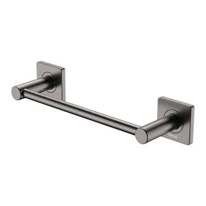 Sansa Single Towel Rail, 300mm, Gun Metal by Fienza, a Towel Rails for sale on Style Sourcebook