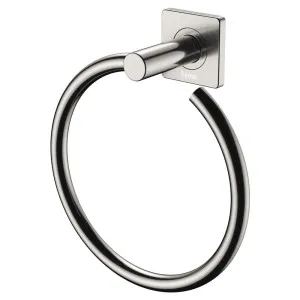 Sansa Hand Towel Ring, Brushed Nickel by Fienza, a Towel Rails for sale on Style Sourcebook