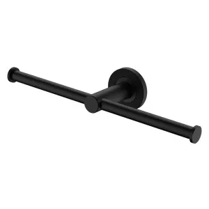 Axle Double Roll Holder, Matte Black by Fienza, a Toilet Paper Holders for sale on Style Sourcebook